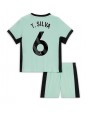 Chelsea Thiago Silva #6 Kolmaspaita Lasten 2023-24 Lyhythihainen (+ shortsit)